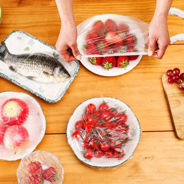 Combo Deal �2 Pcs Metal Wire Cleaning Cloths with 1 Bear Design Food Cover Packet �Kitchen Cleaning & Food Protection Set