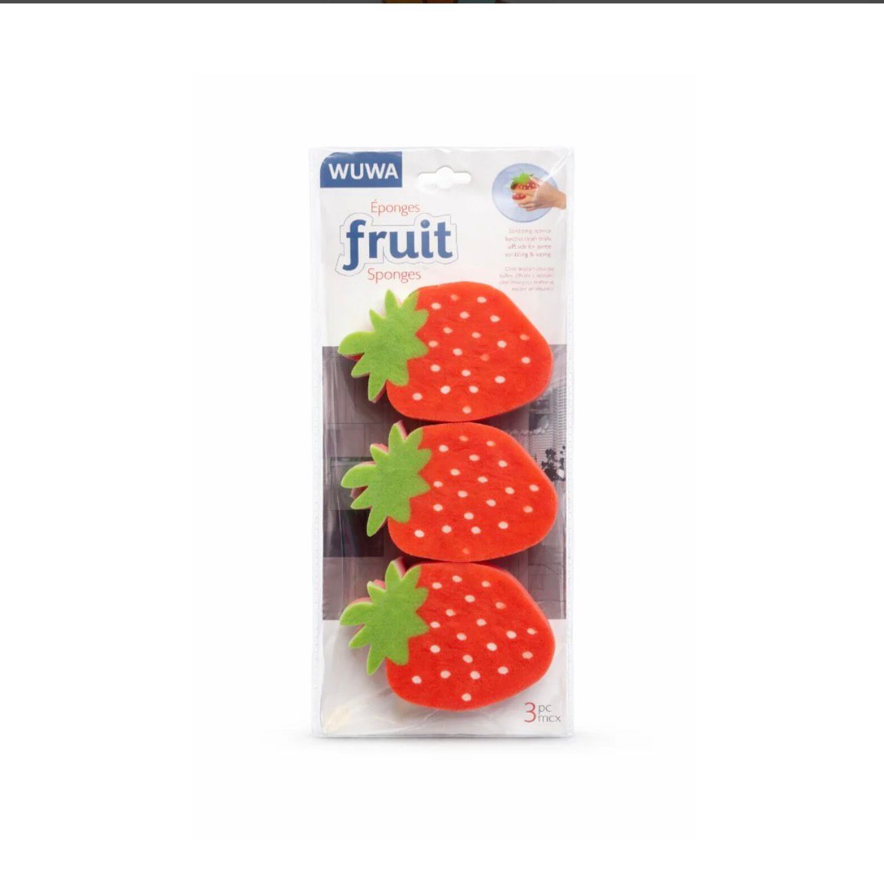 Zidello Soft Non-Scratch Cleaning Sponges & Scourers for Kitchen Washing (Random Design)