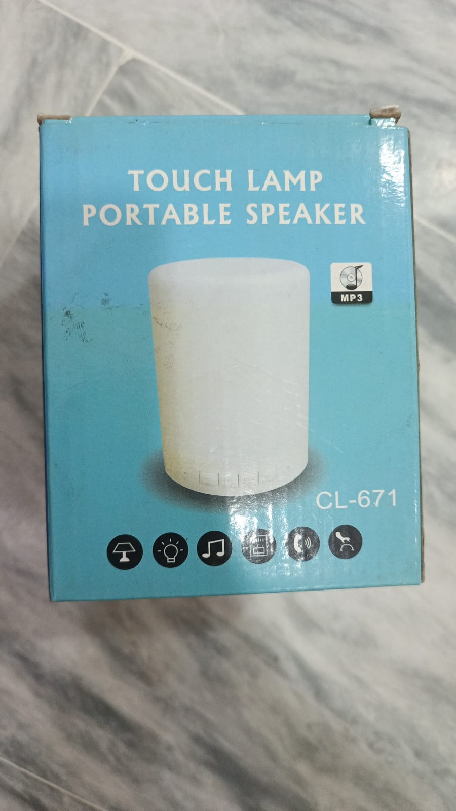TOUCH LAMP PORTABLE SPEAKER Bluetooth Speaker | Smart Touch Night Light Desk Lamp Color Changing