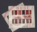 6 Pcs Nude & Red Matte Lip