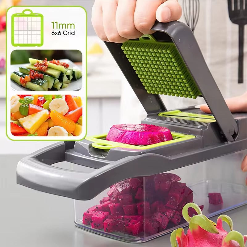 Luxury Vegetable Chopper 16 Pcs Set
