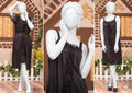 3 Pcs Premium Silk Satin Nightwear Set with Lace Trim for Women �Camisole, Shorts & Robe | Free Size ~ Red
