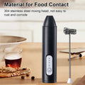 Rechargeable Coffee Beater �USB Milk Frother for Coffee, Cappuccino, Latte, Matcha & Hot Chocolate | Powerful High-Speed Stainless Steel Whisk Mixer
