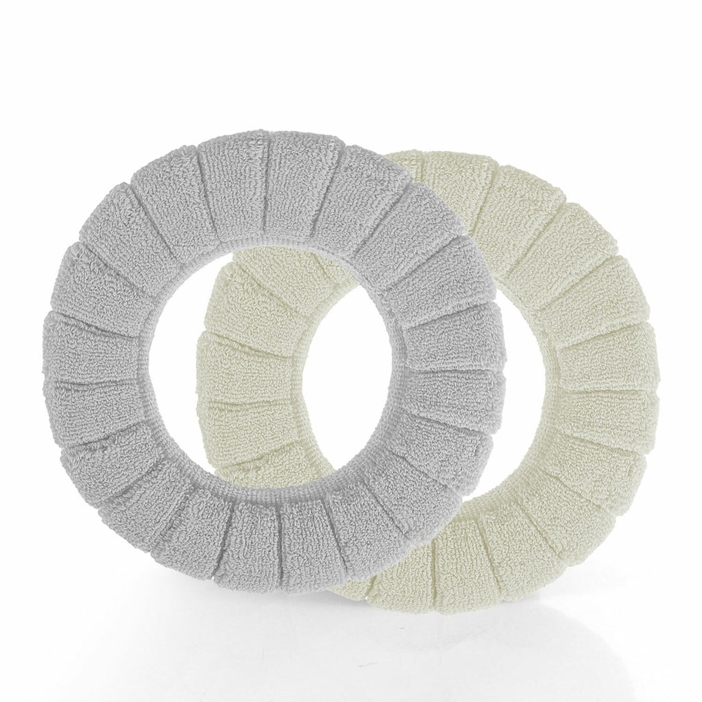 Universal Soft-Touch Cushioned Toilet Seat Cover �Machine Washable Plush Comfort