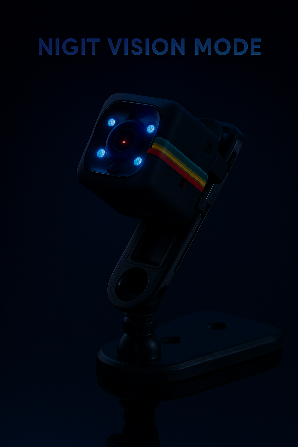 SQ10 Mini Hidden Camera with Night Vision �HD Recording, Motion Detection & Adjustable Holding Stand