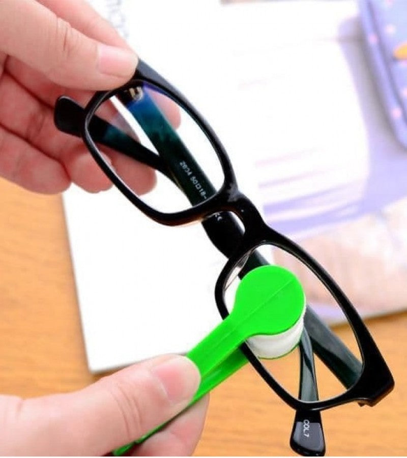 Mini Microfiber Eyeglasses Cleaner �Pocket-Size Lens Cleaning Tool (Random Color)