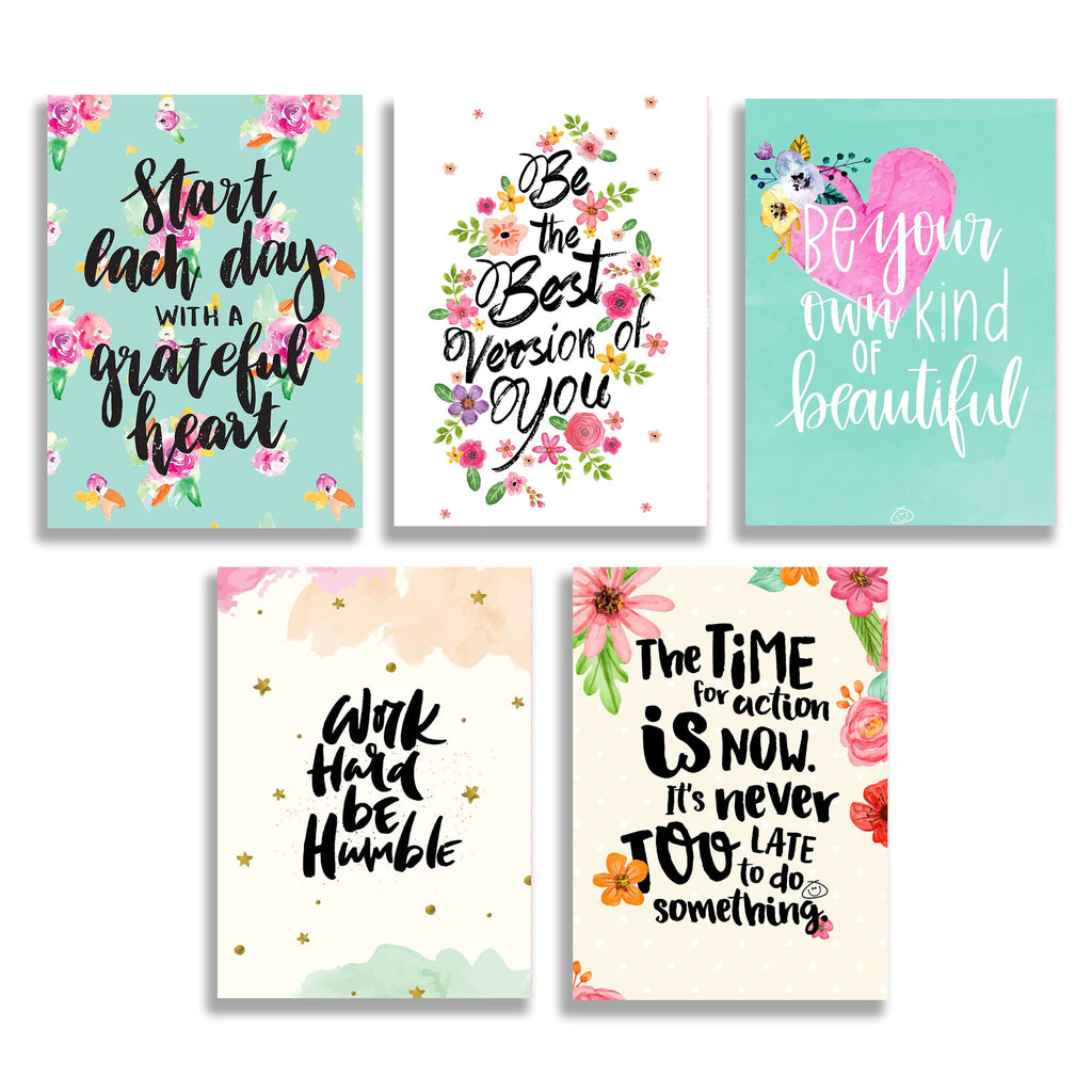 Set of 5 Premium Wall Art Photo Tiles �Modern Home Decor Sets
