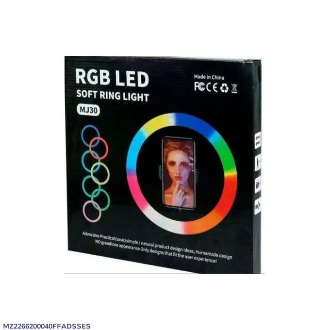 RGB LED Multi Colour Ring Light MJ-30 – photo 1