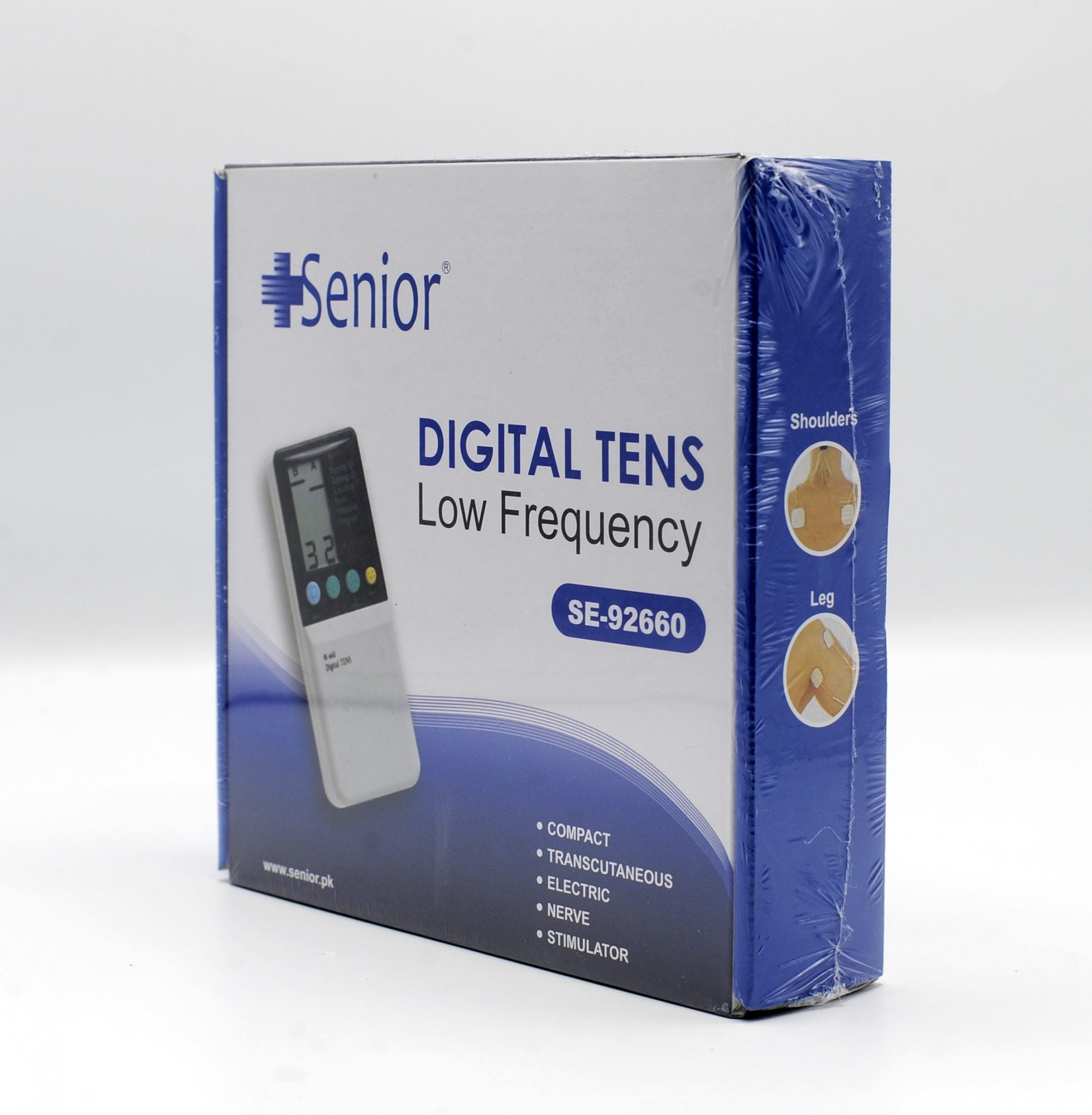Senior Digital TENS Machine SE-92660 | Dual Channel | LCD Display | 6 Modes | Portable Pain Relief