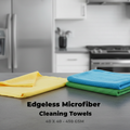 Edgeless Microfiber Cleaning Towels | 40?40 cm | 450 GSM | Ultra Soft & Durable ( Random Colour)