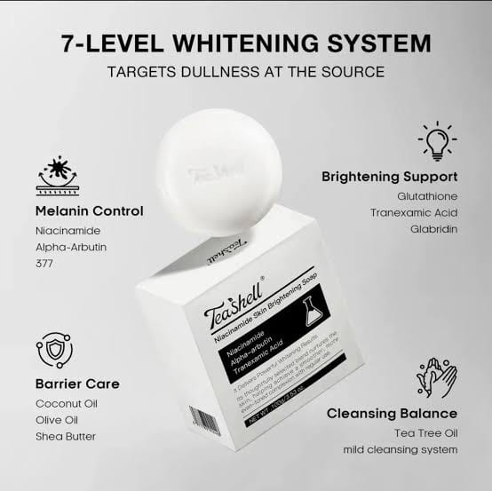 Teashell Niacinamide Skin Brightening Soap