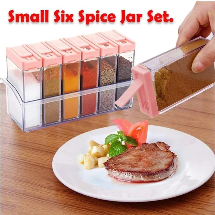 Spice Jars Dispenser Masala Rack Easy Flow – photo 1