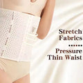M + Belly Belt 6 Hooks Body Shaper & Tummy Controller ~ Size : 3XL ~ Color : Skin