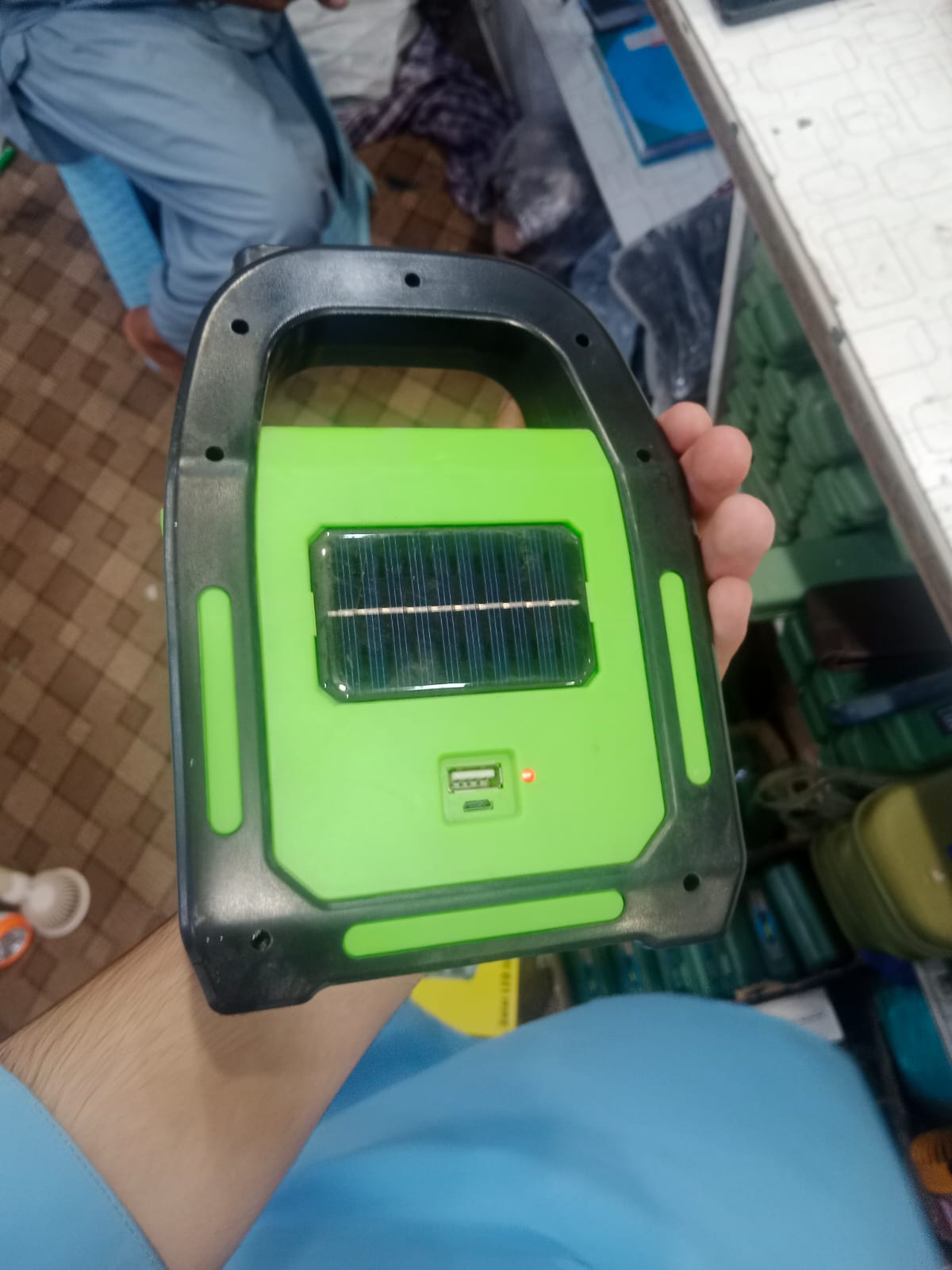 Portable Solar LED Flood Light Emergency Work
