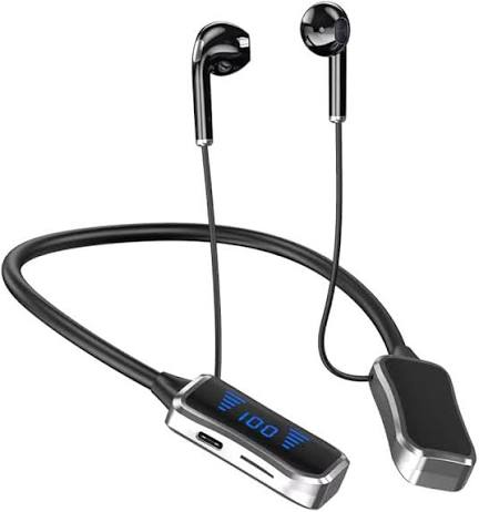 Bluetooth Headset with Digital Display & IPX4