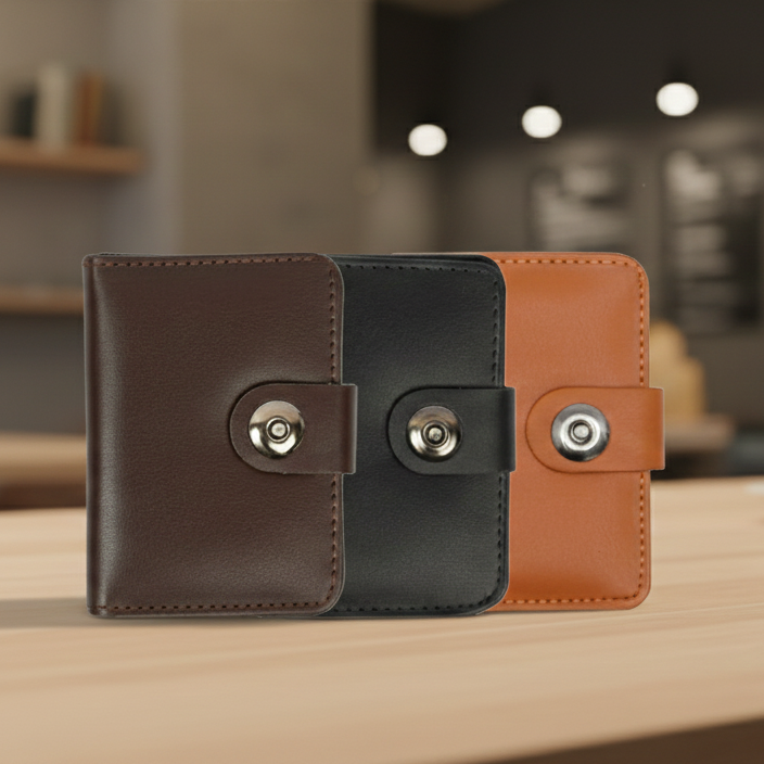 Men? Premium Leather Wallet �Pack of 3 | Slim, Stylish & Durable Wallets for Daily Use, Travel & Gifts