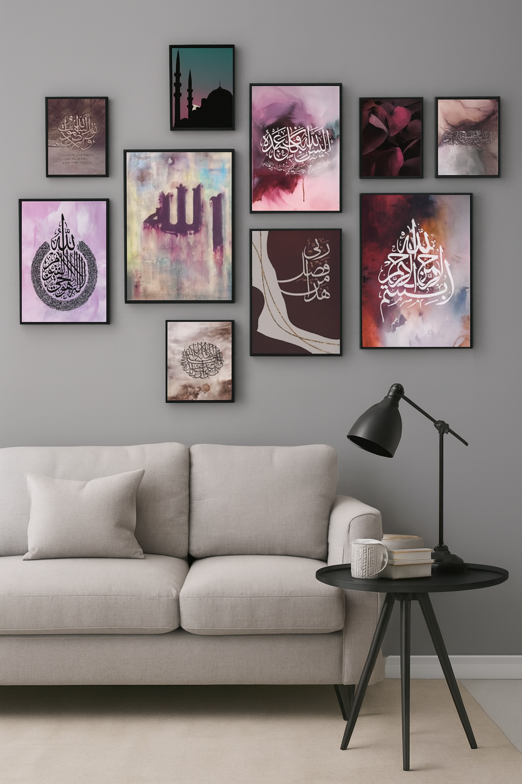 Wooden Photo Frame Set �10 Pcs Assorted Sizes, Wall & Table D?or