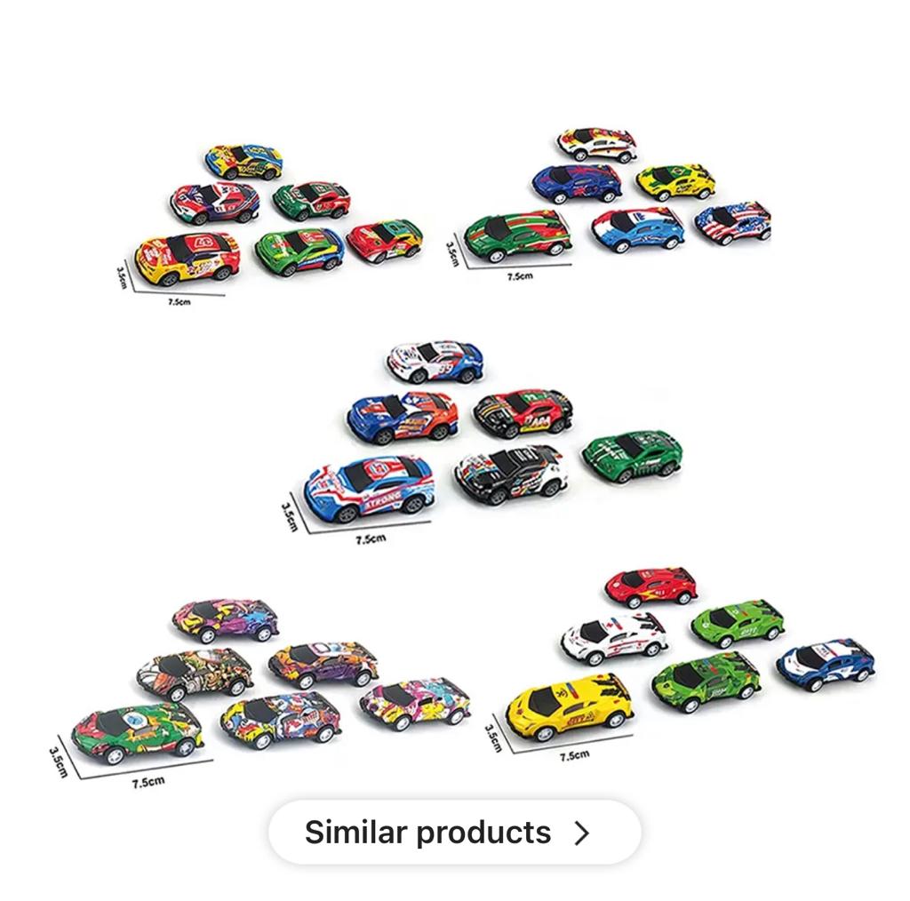 Alloy Mini Diecast Car Toy  (24 pcs  Car Set metal body)