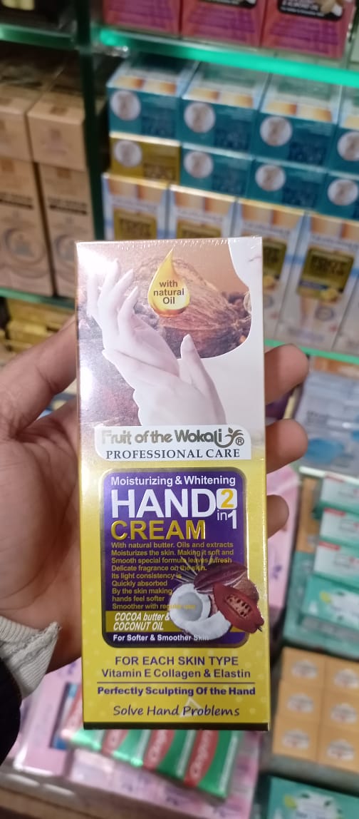 Fruit of the Wokali Smooth Moisturizing Hand Cream 130 ML �With Cocoa Butter & Coconut Oil for Soft Hands