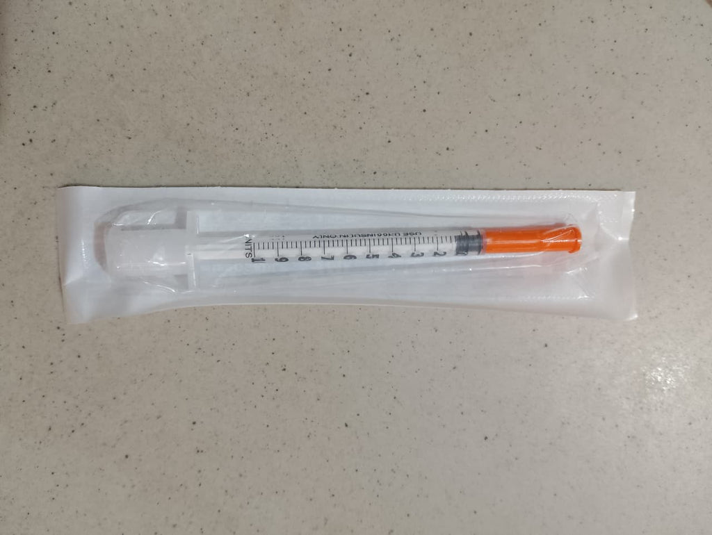 Star Fine Insulin Syringes �100 Pcs Box | Ultra-Fine Needle, Sterile & Single-Use Medical Syringes