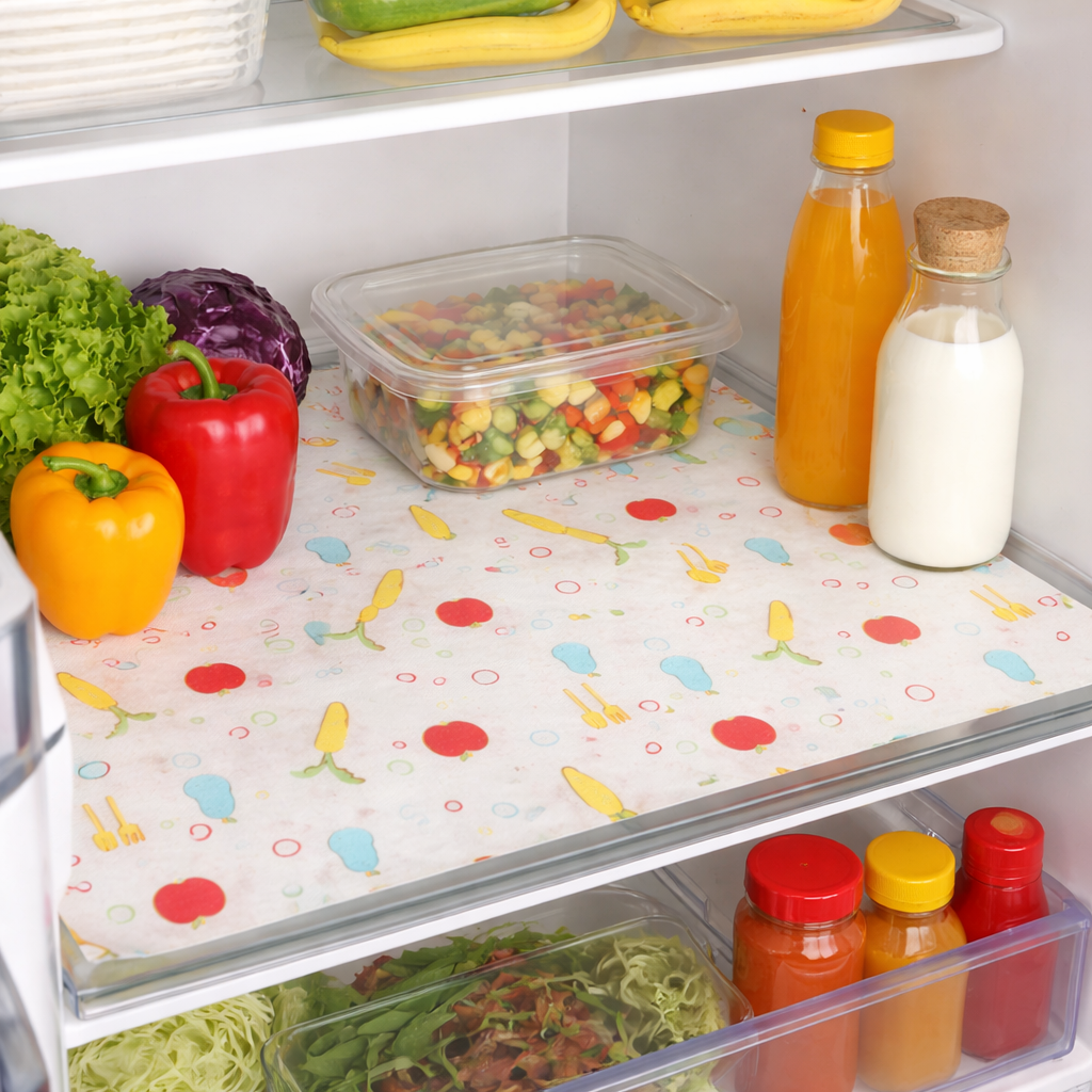 Royal PVC Kitchen & Fridge Mat �(45cm x 150cm) RANDOM DESIGNS
