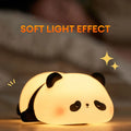 Cute Panda Silicone Night Light �Soft Touch LED Lamp for Kids Bedroom