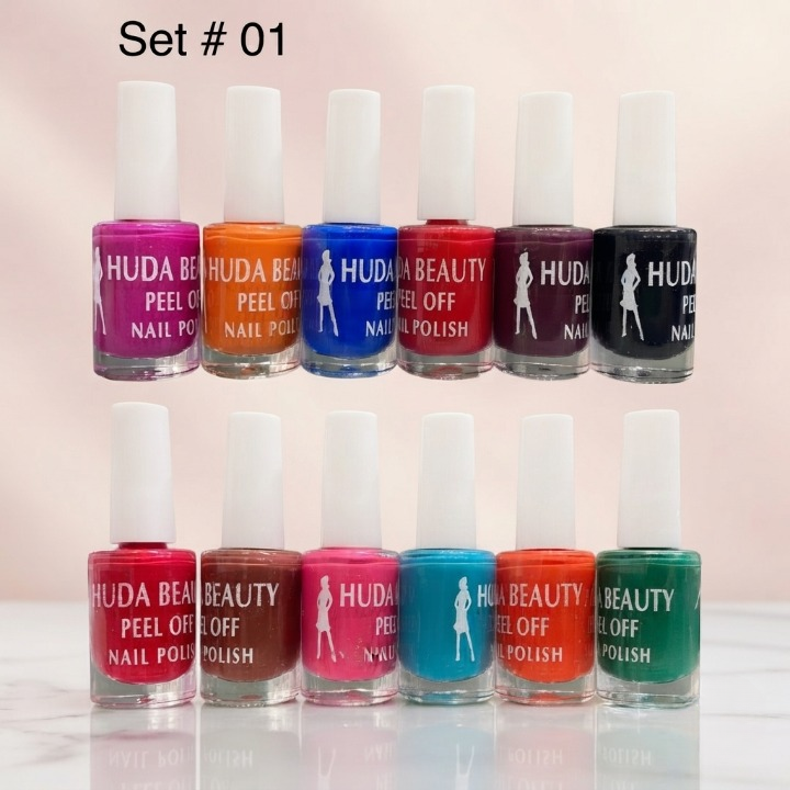 Huda Beauty Peel Off Nail Polish Set – photo 1