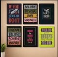 set of 6 sticky wooden frames for