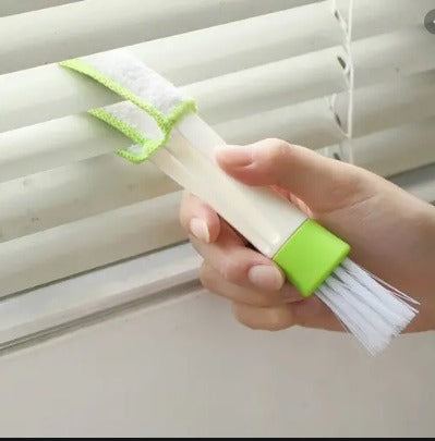 2-in-1 Car Air Conditioning Vent Cleaning Brush - Multi-Functional Microfiber Detailing Tool