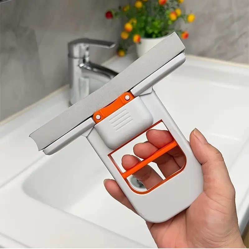 Foldable Mini Mop | Portable Desktop Wet & Dry Cleaning Mop | Self-Squeezing