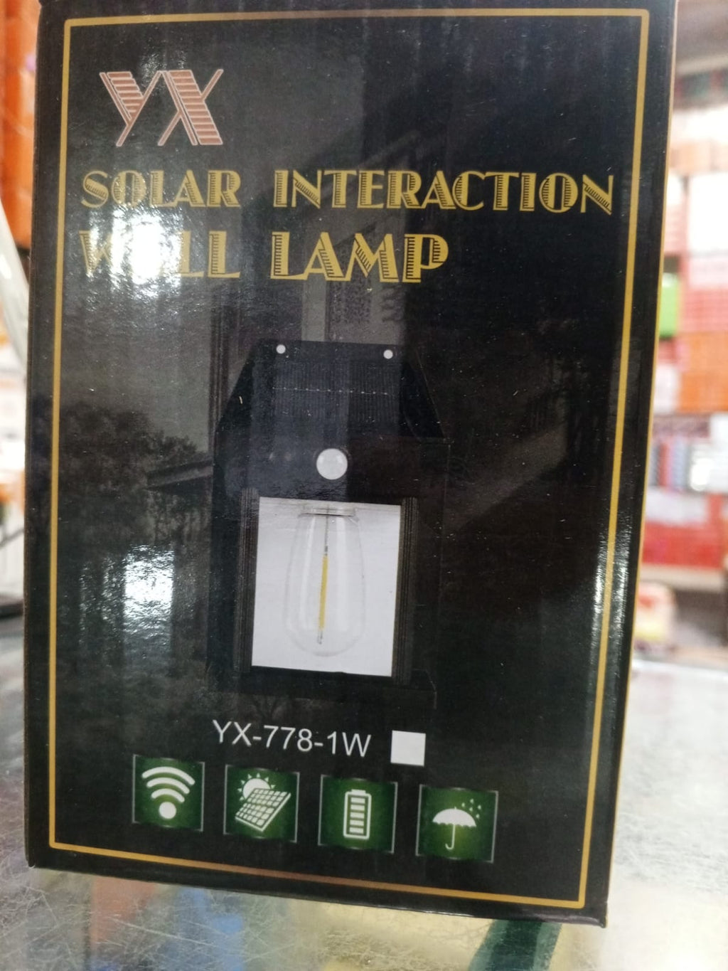Solar Interaction Wall Lamp Waterproof Outdoor Motion – photo 4