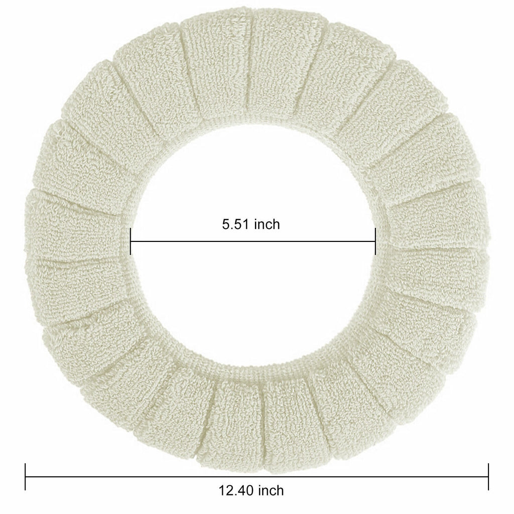 Universal Soft-Touch Cushioned Toilet Seat Cover �Machine Washable Plush Comfort