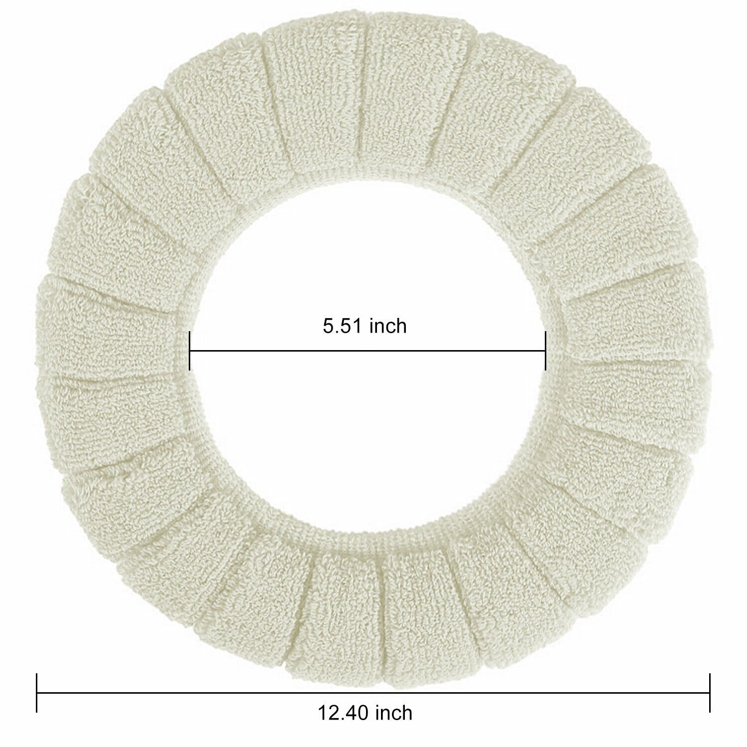 Universal Soft-Touch Cushioned Toilet Seat Cover �Machine Washable Plush Comfort