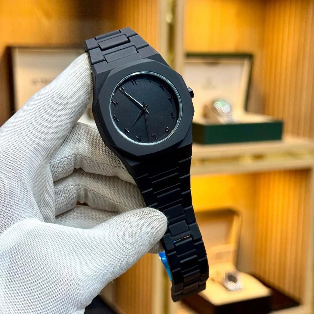 Full BLACK AURA Quartz Watch