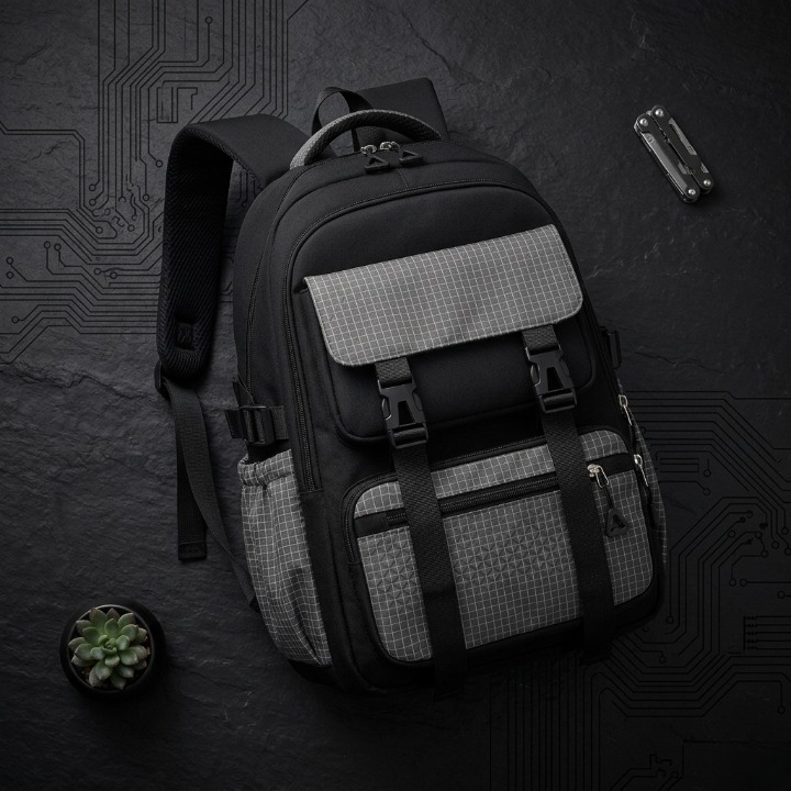 School Backpack For Teenagers Multi Point Decompression Design With Balanced Chest Buckle Comfortable Student Bag