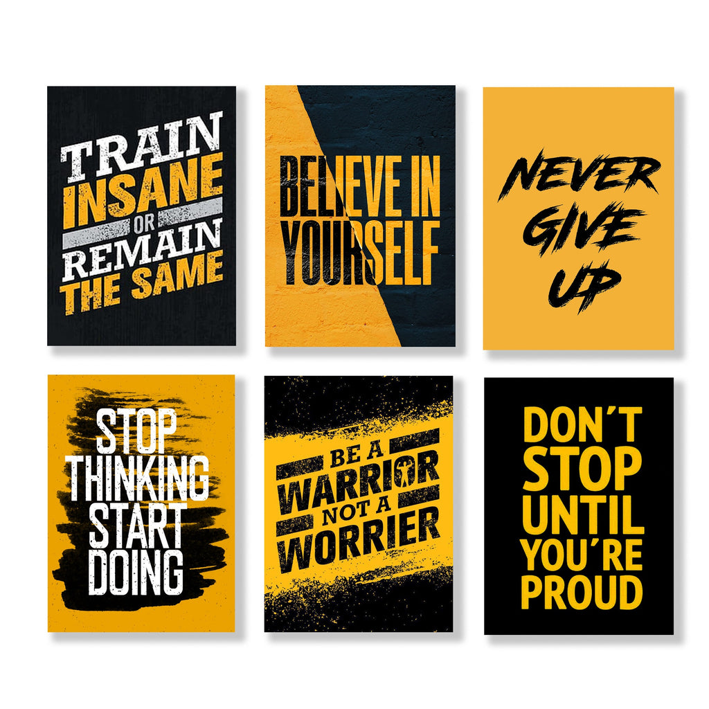 Set of 6 Premium Wall Art Photo Tiles �Modern Home Decor Sets