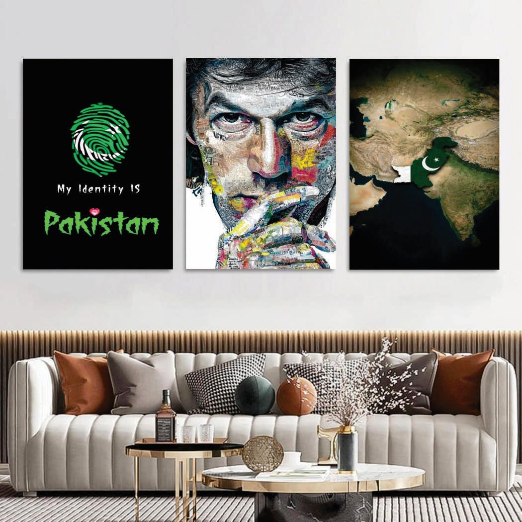 Set of 3 Premium Wall Art Photo Tiles �Modern Home Decor Sets 8x11