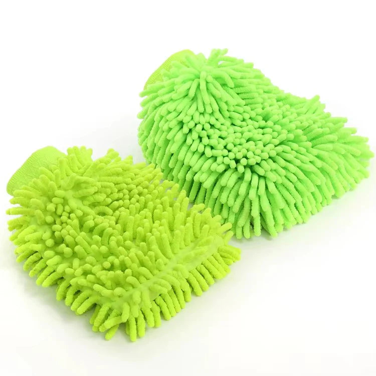 Microfiber Double-Sided Cleaning Gloves – photo 2