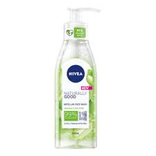 Nivea Naturally Good Micellar Face Wash �140ml Gentle &amp; Organic Cleanser for Soft, Fresh Skin