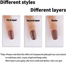 24 Pcs Matte Perfection �O.TWO.O Brown Nail Polish for a Luxe Look | Best Nails for women