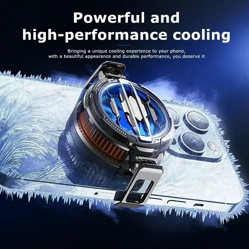 MEMO CX07 Mobile Phone Magnetic - Cooling Fan Radiator Cool Heat Absorber For IOS iPhone Android ( Random Color )