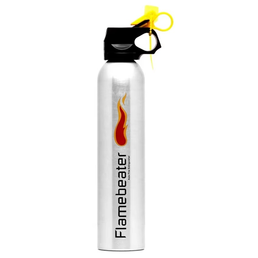 Universal Motorcycle Fire Extinguisher Bottle �500gram - Heavy-Duty Metal Body with Mounting Bracket �Fits All Bikes &amp; Motorcycles �Compact Emergency Safety Tool ( Random Color )