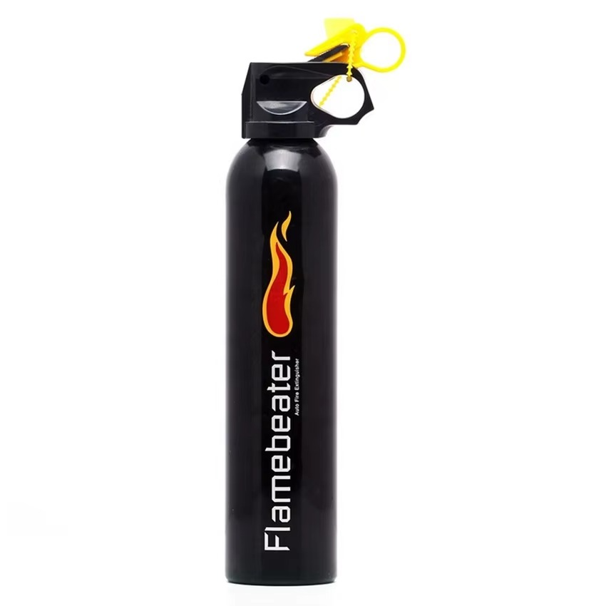 Universal Motorcycle Fire Extinguisher Bottle �500gram - Heavy-Duty Metal Body with Mounting Bracket �Fits All Bikes &amp; Motorcycles �Compact Emergency Safety Tool ( Random Color )