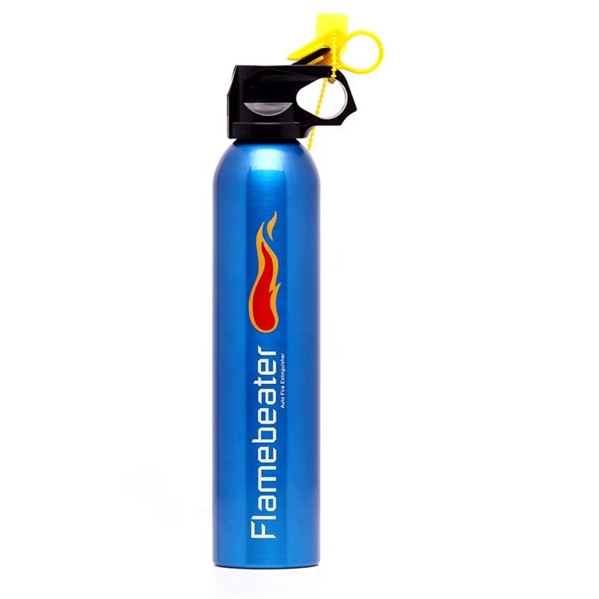 Universal Motorcycle Fire Extinguisher Bottle �500gram - Heavy-Duty Metal Body with Mounting Bracket �Fits All Bikes &amp; Motorcycles �Compact Emergency Safety Tool ( Random Color )