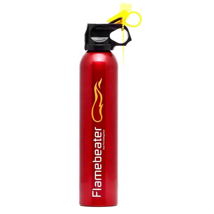 Universal Motorcycle Fire Extinguisher Bottle �500gram - Heavy-Duty Metal Body with Mounting Bracket �Fits All Bikes &amp; Motorcycles �Compact Emergency Safety Tool ( Random Color )