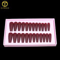 24 Pcs Matte Perfection �O.TWO.O Brown Nail Polish for a Luxe Look | Best Nails for women