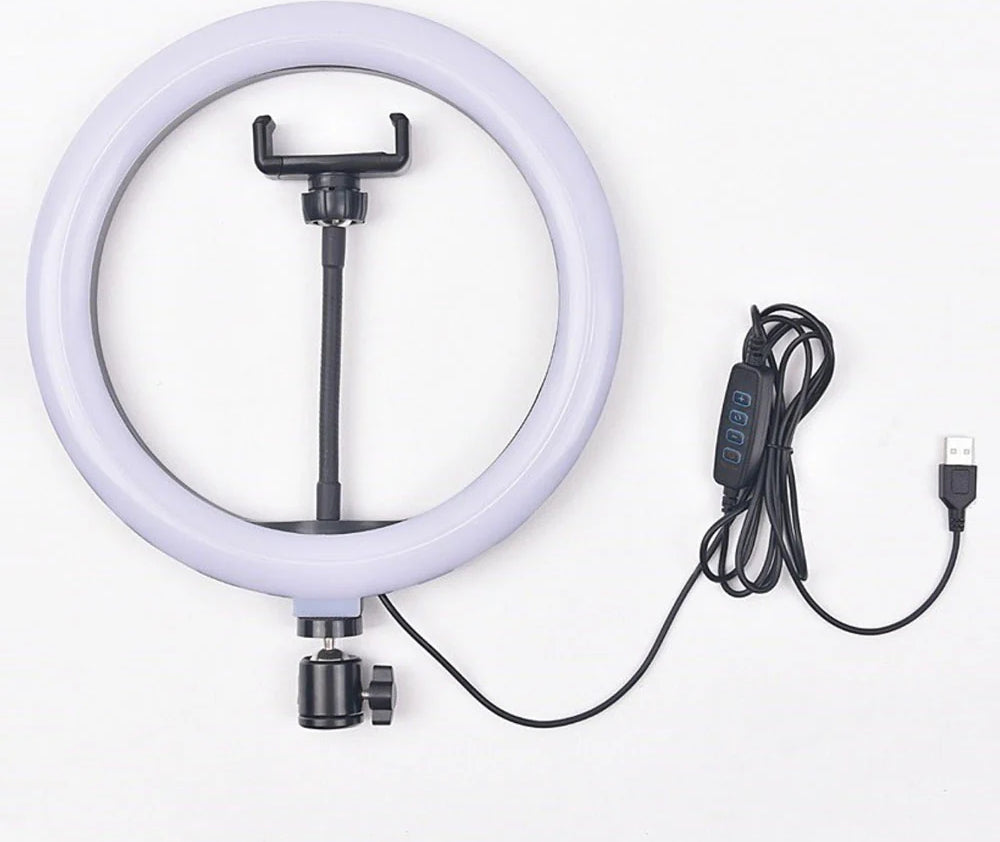 LED Ring Light 26CM - LED Ring Light with Phone Holder | Best Quality Ring Light | Ring Light For Youtube Video | Ring Light For Tiktok Video