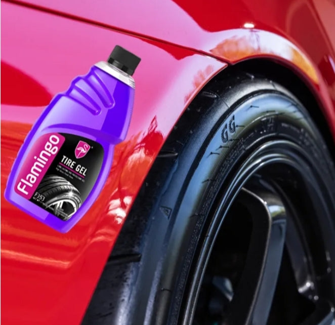 Flamingo Tire Gel F353 �Long Lasting High Gloss Tire Shine & Protection Formula 500ML