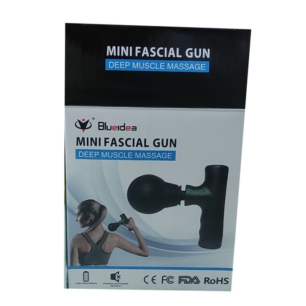 Black Mini Facial Gun �Portable Deep Muscle & Face Massager for Gym and Home Use