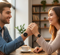 POSITIF Couple Watch �Elegant Matching His & Her Timepieces | Stylish Pair Gift For Lovers, Anniversary & Special Occasions (Without Box random colour)